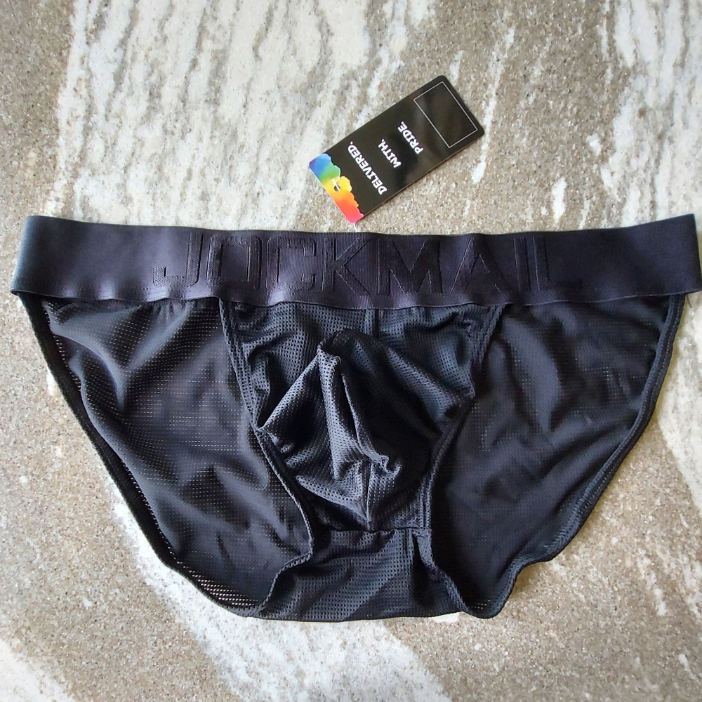 Jockmail Men's Mesh Bikini Brief Underwear Size XL